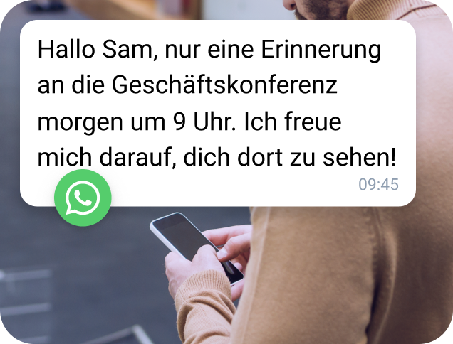WhatsApp-Vorschau mit Echtzeit-Benachrichtigung