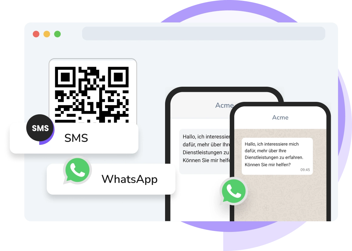 Screenshot des TopMessage QR-Code-Dashboards mit Analysen, Scan-Tracking und generierten QR-Codes