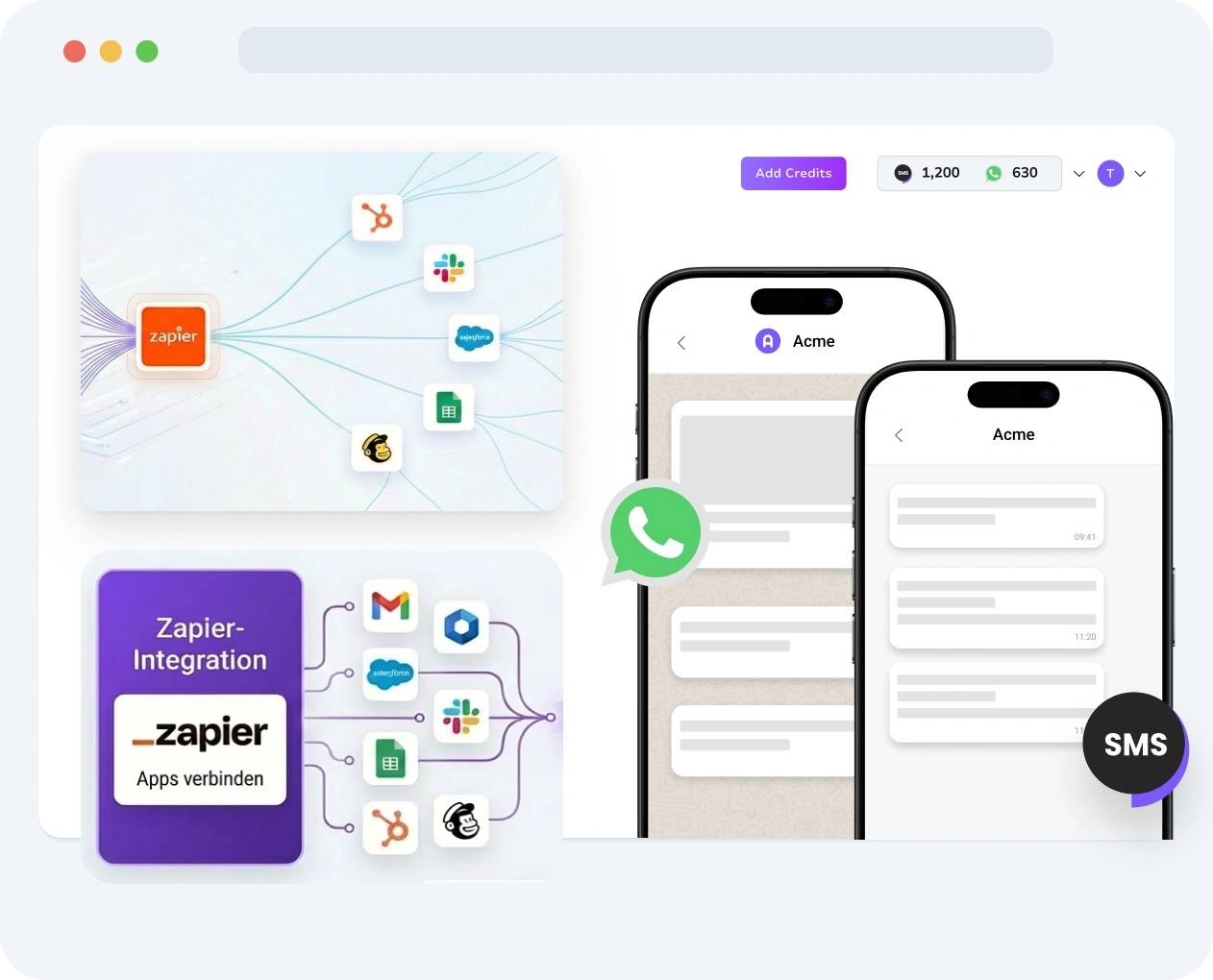 Screenshot des Zapier-Workflows zur QR-Code-Generierung mit anpassbaren Aktionen und Leistungsanalysen.
